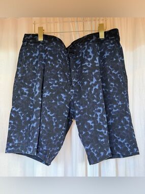 GOOD MAN BRAND Blue Black Patterned Casual Shorts sz XL